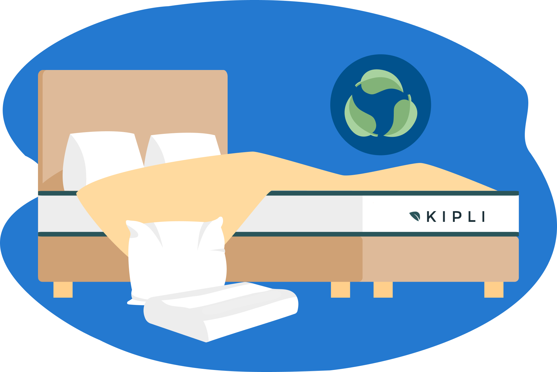 colchão kipli sustentável